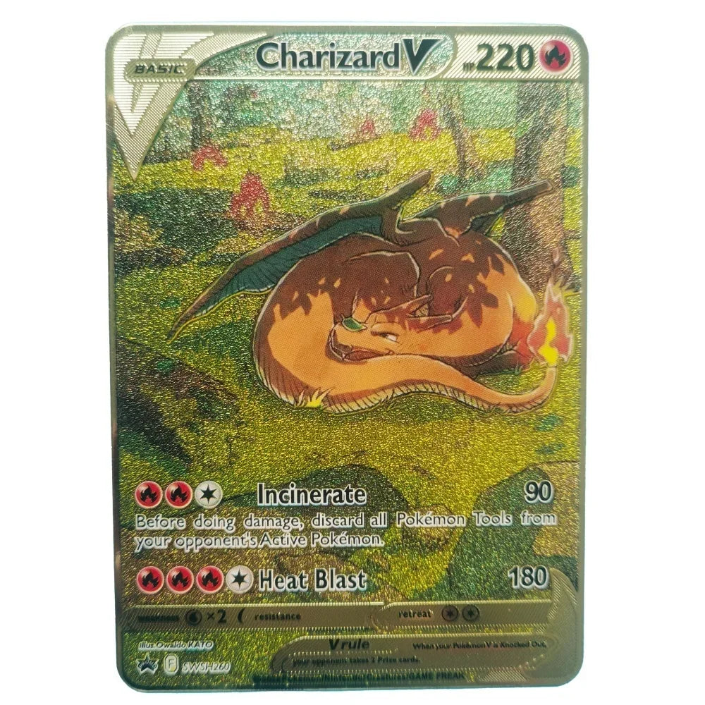 Nouvelle Carte Pokémon Or en métal | Collection Gardiens du Temple d’Or
