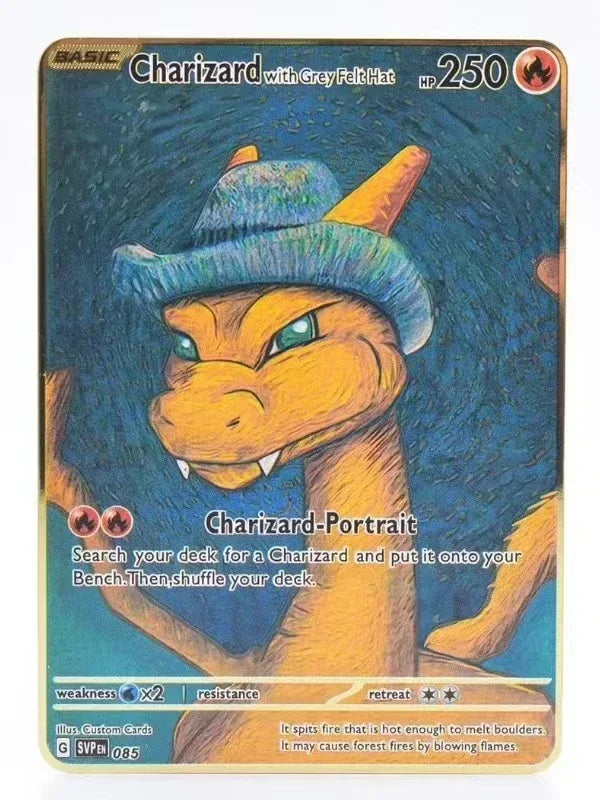 Nouvelle Carte Pokémon Or en métal | Collection Fusion Stars : Poké-Kart Battle