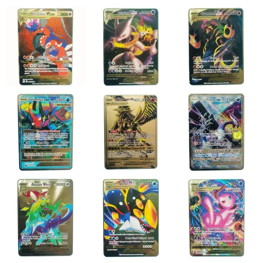 Nouvelle Carte Pokémon Or en métal | Collection Gardiens du Temple d’Or