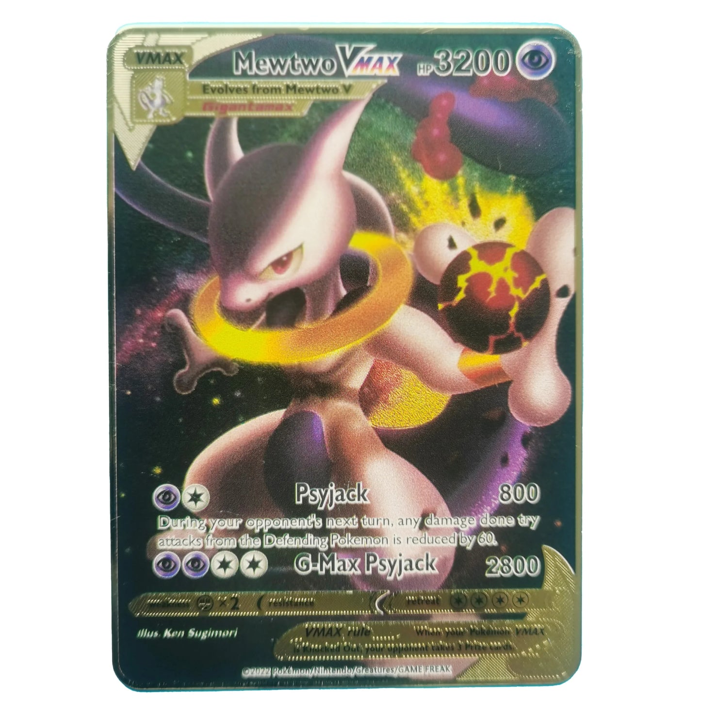Nouvelle Carte Pokémon Or en métal | Collection Gardiens du Temple d’Or