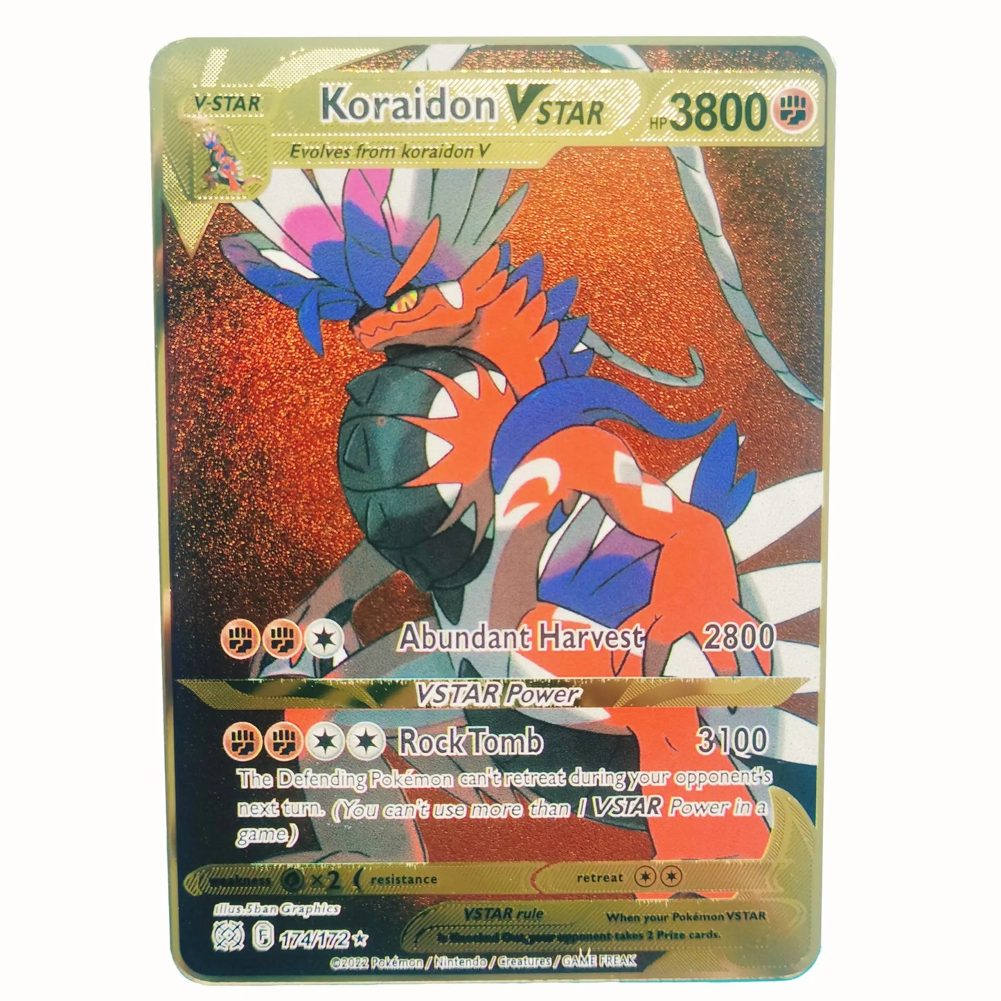 Nouvelle Carte Pokémon Or en métal | Collection Gardiens du Temple d’Or