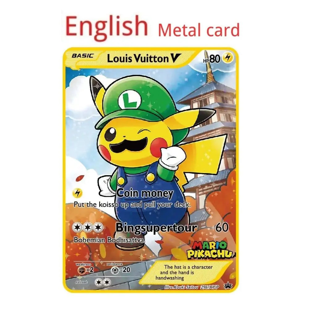 Carte Pokémon Or en métal | 10000 point arceus vmax édition Limitée