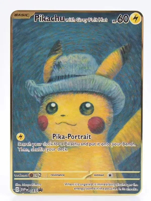 Nouvelle Carte Pokémon Or en métal | Collection Gardiens du Temple d’Or