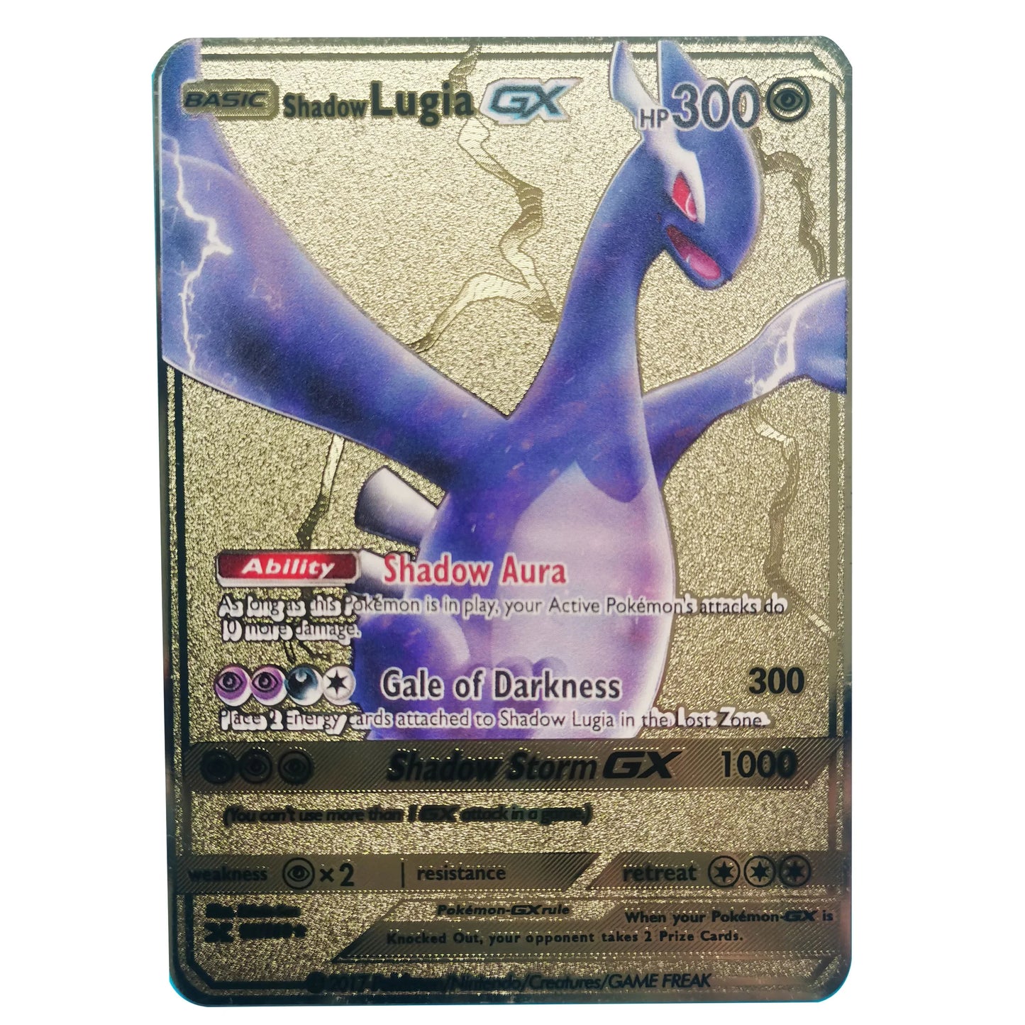 Nouvelle Carte Pokémon Or en métal | Collection Gardiens du Temple d’Or