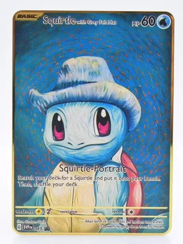 Nouvelle Carte Pokémon Or en métal | Collection Fusion Stars : Poké-Kart Battle