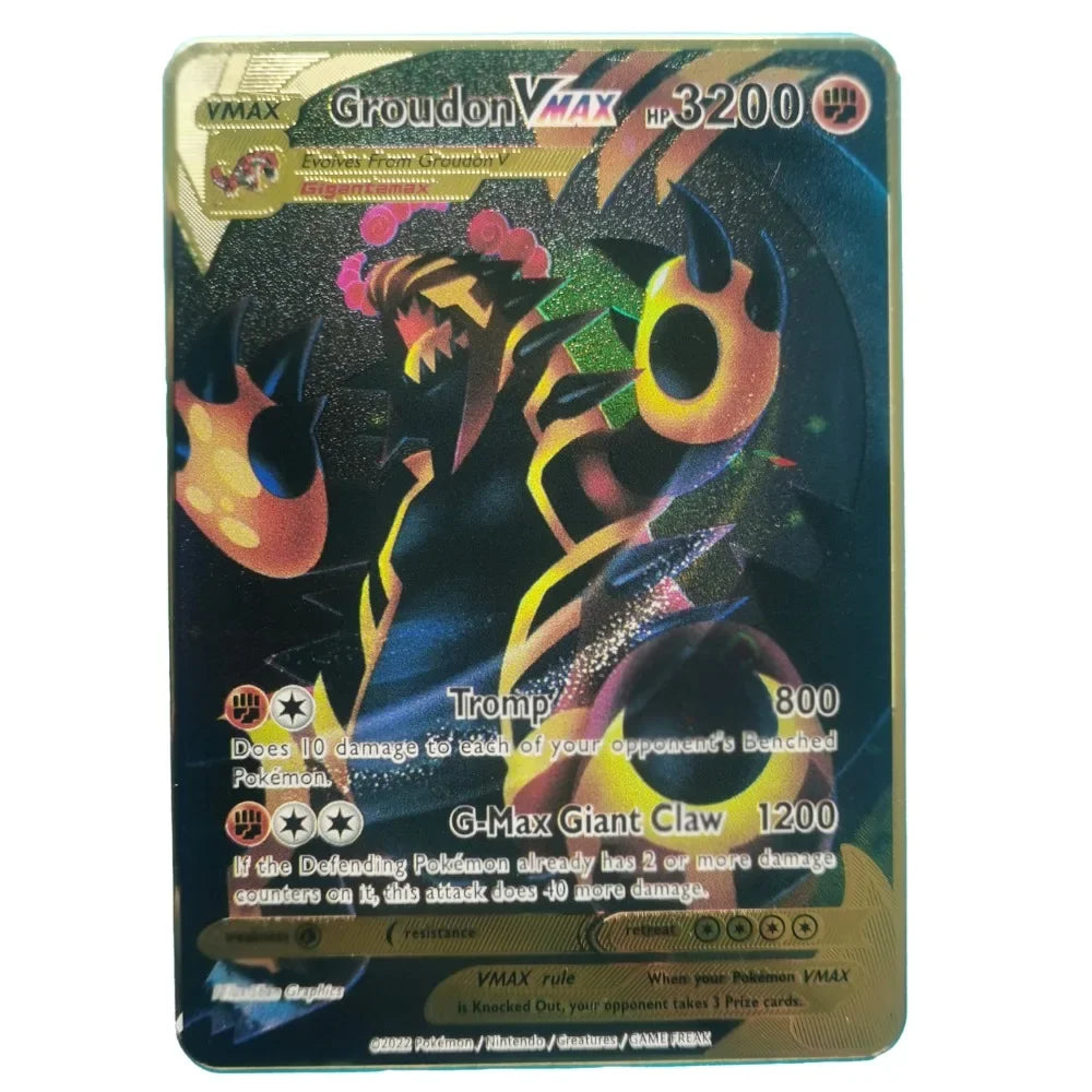 Nouvelle Carte Pokémon Or en métal | Collection Gardiens du Temple d’Or