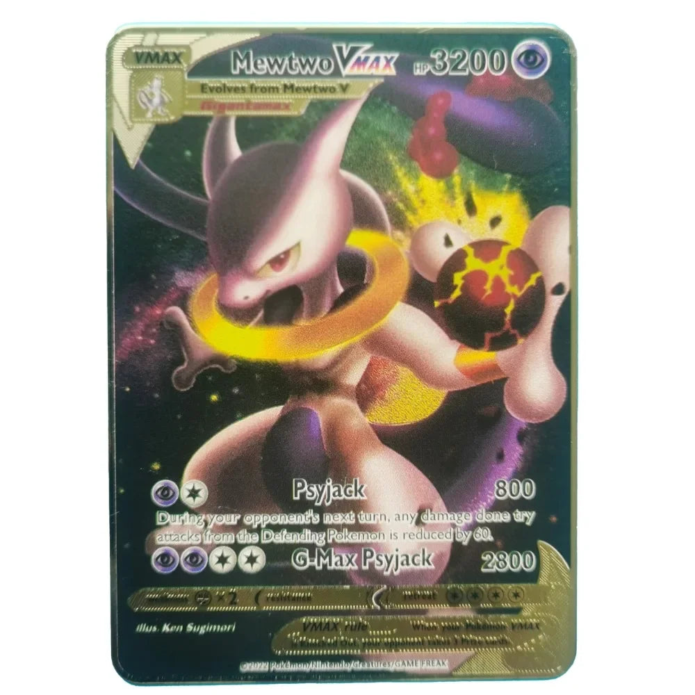 Nouvelle Carte Pokémon Or en métal | Collection Gardiens du Temple d’Or
