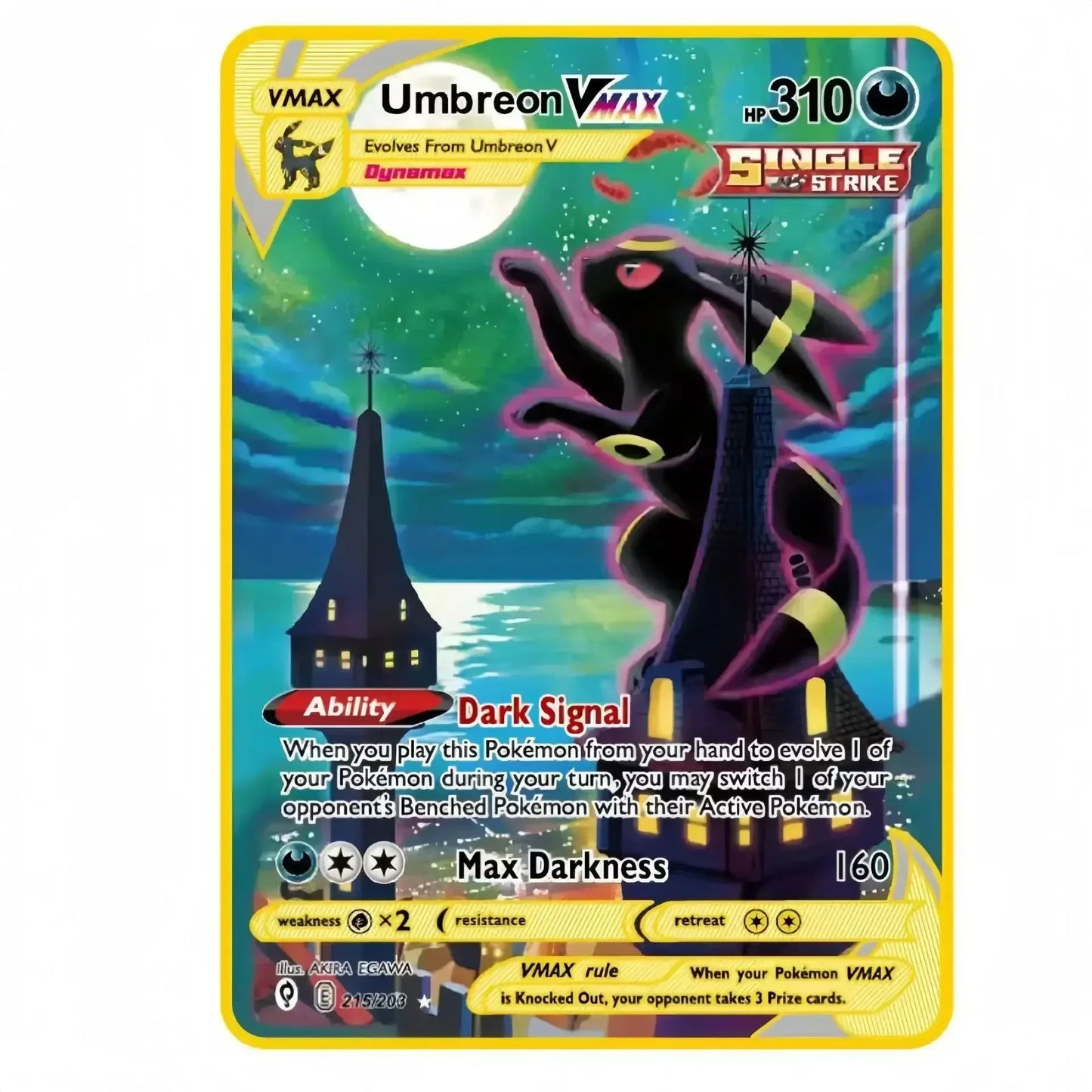 Nouvelle Carte Pokémon Or en métal | Collection Fusion Stars : Poké-Kart Battle