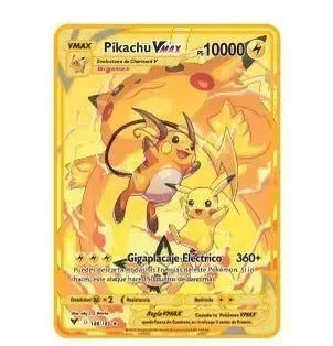 Nouvelle Carte Pokémon Or en métal | Collection Fusion Stars : Poké-Kart Battle