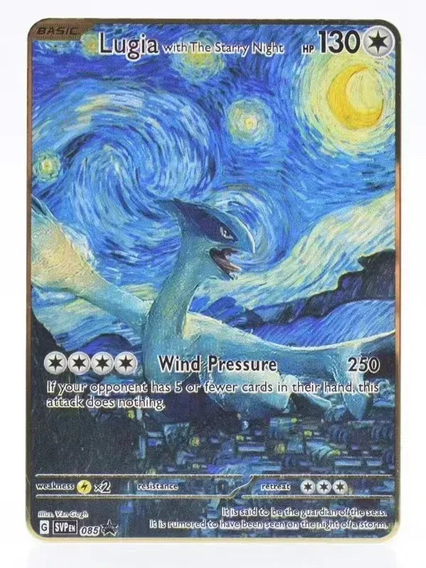 Nouvelle Carte Pokémon Or en métal | Collection Fusion Stars : Poké-Kart Battle