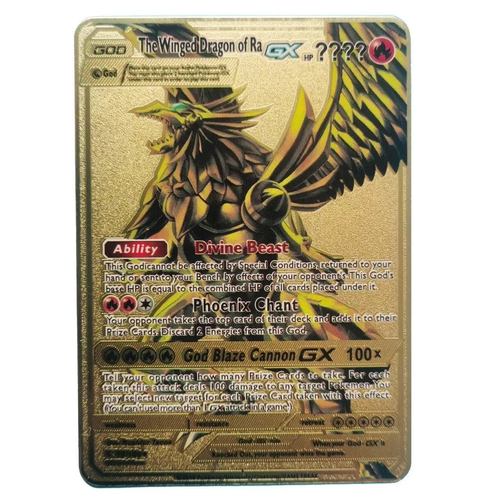 Nouvelle Carte Pokémon Or en métal | Collection Gardiens du Temple d’Or