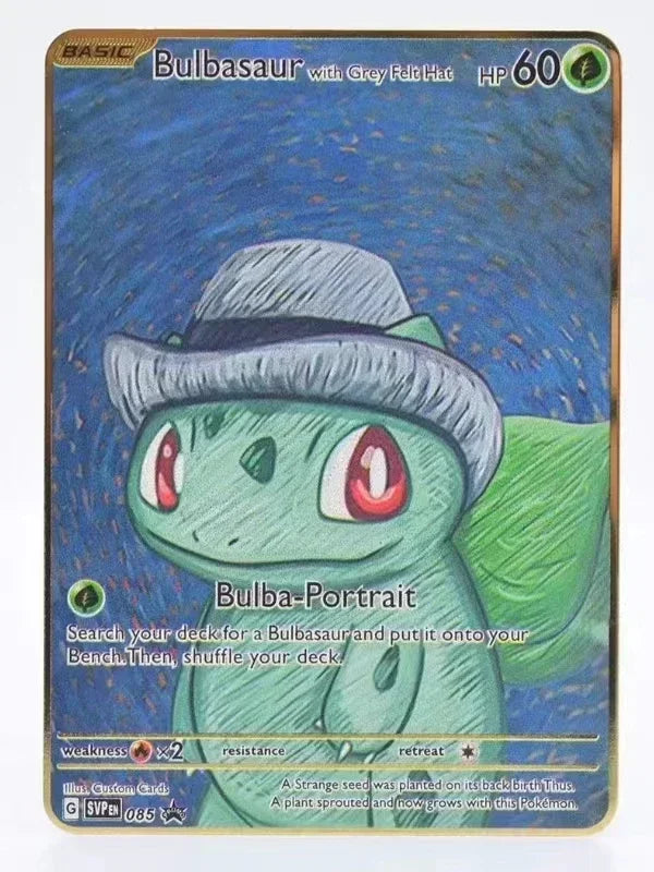 Nouvelle Carte Pokémon Or en métal | Collection Fusion Stars : Poké-Kart Battle