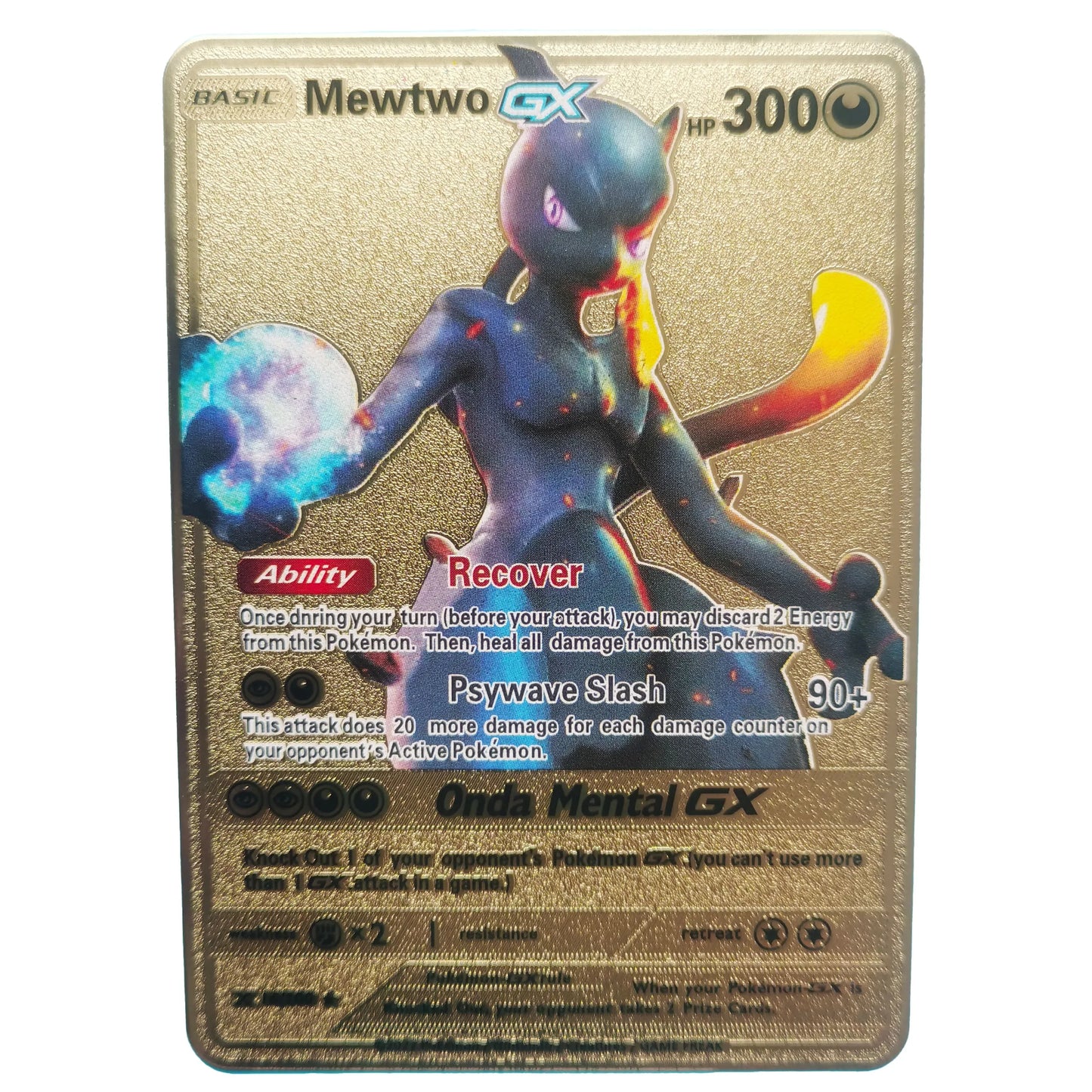 Nouvelle Carte Pokémon Or en métal | Collection Gardiens du Temple d’Or