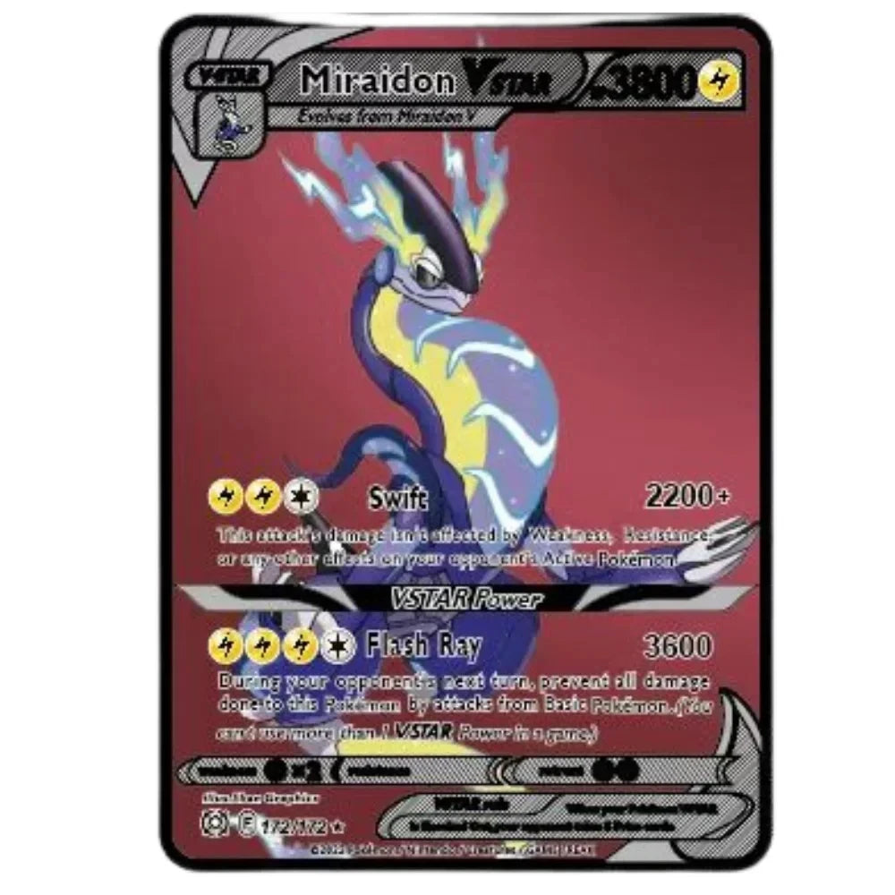 Carte Pokémon Or en métal | 10000 point arceus vmax édition Limitée